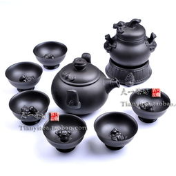 龍德堂宜興精品紫砂茶具 葫蘆瓜迎春蛙禮品套裝的藝術與實用之美