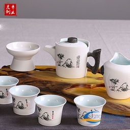 景德鎮(zhèn)雪花釉茶具 10頭套裝廠家直銷(xiāo)，專(zhuān)業(yè)定制彰顯品味